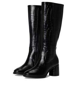 �G�R�[ ���f�B�[�X �V���[�Y �u�[�c�E���C���u�[�c �g�[�� ECCO Sculpted Luxery 55MM Tall Knee High Boot Black Reptile P �u���b�N
