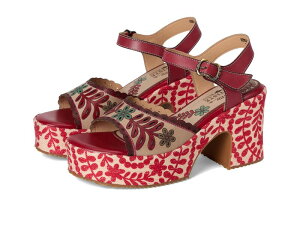 �X�v�����O�X�e�b�v ���f�B�[�X �V���[�Y �q�[�� L'Artiste by Spring Step Hendrix Red Multi ���b�h