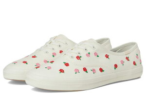 PbY fB[X V[Y Xj[J[ [X Keds Champion Canvas Lace Up Cream/Red Rose N[