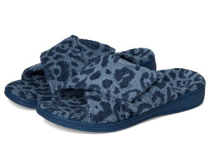 oCIjbN fB[X V[Y T_ VIONIC Relax II Slides Blue Multi Wove u[