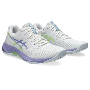 AVbNX fB[X V[Y Xj[J[ ASICS Netburner Ballistic FF 3 Volleyball Shoe White/Vapor zCg