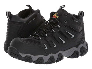 �\���O�b�h �����Y �V���[�Y �X�j�[�J�[ Thorogood Crosstrex Mid Waterproof Comp Toe Black/Grey �u���b�N