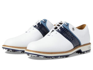 �t�b�g�W���C �����Y �V���[�Y �X�j�[�J�[ FootJoy Premiere Series - Packard Golf Shoes- Previouseason White/Navy/Blue �z���C�g