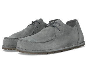 �r���P���V���g�b�N �����Y �V���[�Y �X���b�|���E���[�t�@�[ �X�G�[�h ���[�X Birkenstock Utti Lace Up - Suede Basalt Gray �O���[