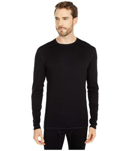 �X�}�[�g�E�[�� �����Y �g�b�v�X �V���c Smartwool Merino 250 Base Layer Crew Black �u���b�N
