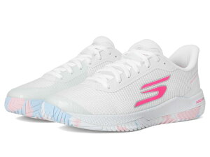 �X�P�b�`���[�Y ���f�B�[�X �V���[�Y �X�j�[�J�[ SKECHERS Pickleball Viper Court Pro 2.0 Sneaker White/Multi �z���C�g