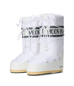 ���[���u�[�c ���f�B�[�X �V���[�Y �u�[�c�E���C���u�[�c �i�C���� MOON BOOT Iconylon White �z���C�g
