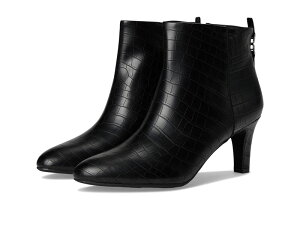 ���C�t�X�g���C�h ���f�B�[�X �V���[�Y �u�[�c�E���C���u�[�c LifeStride Glow Zip Short Boots Black Croco �u���b�N
