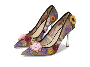 �u���[�o�C�x�g�V�[�W�����\�� ���f�B�[�X �V���[�Y �q�[�� Blue by Betsey Johnson Aimey Black Floral �u���b�N