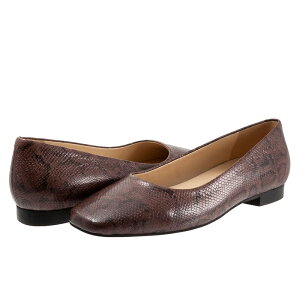 �g���b�^�[�Y ���f�B�[�X �V���[�Y �T���_�� Trotters Honor Dark Brown Snak �u���E��