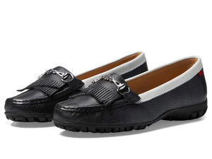 �}�[�N�W���Z�t�j���[���[�N ���f�B�[�X �V���[�Y �X���b�|���E���[�t�@�[ Marc Joseph New York Lexington Golf Black/White Pea �z���C�g