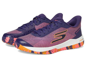 �X�P�b�`���[�Y ���f�B�[�X �V���[�Y �X�j�[�J�[ SKECHERS Pickleball Viper Court Pro 2.0 Sneaker Purple �p�[�v��