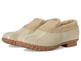 エルエルビーン レディース シューズ ブーツ・レインブーツ L.L.Bean Rubber Moc Slip On Light Khaki/Lig カーキ