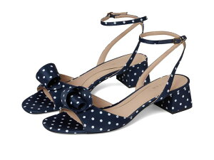 R[n[ fB[X V[Y q[ T_ Cole Haan Florette Block Heel Sandals Navy/White Polk zCg