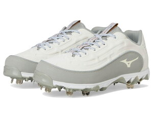 ~Ym fB[X V[Y Xj[J[ Mizuno 9-Spike Swift 8 Low Metal White/Grey zCg