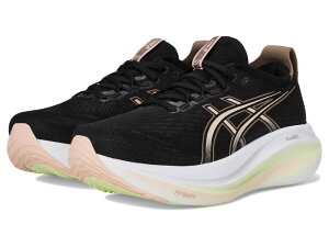 �A�V�b�N�X ���f�B�[�X �V���[�Y �X�j�[�J�[ ASICS GEL-Nimbus 27 Black/Breeze �u���b�N