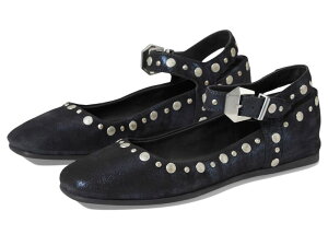 �t���[�s�[�v�� ���f�B�[�X �V���[�Y �T���_�� Free People Mystic Mary Jane Flat Bright Navy Met �l�C�r�[