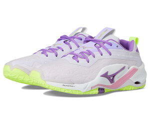 �~�Y�m �����Y �V���[�Y �X�j�[�J�[ Mizuno Wave Stealth Neo 2 White/Lavender �z���C�g
