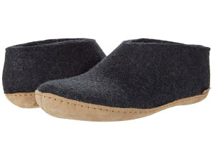 �O���I�v�X �����Y �V���[�Y �T���_�� �E�[�� ���U�[ Glerups Wool Shoe Leather Outsole Charcoal �`���R�[��