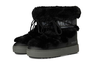 ���[���u�[�c ���f�B�[�X �V���[�Y �u�[�c�E���C���u�[�c MOON BOOT Ltrack Faux Fur Wp Black �u���b�N