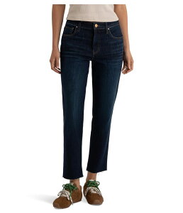 �J�b�g�t�����U�N���X ���f�B�[�X �{�g���X �f�j���p���c �A���N�� KUT from the Kloth Reese High-rise Fab Ankle Straight Raw Hem Courageously
