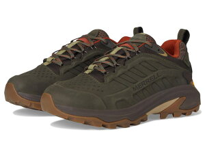 ������ �����Y �V���[�Y �u�[�c�E���C���u�[�c ���U�[ Merrell Moab Speed 2 Leather Waterproof Olive �I���[�u