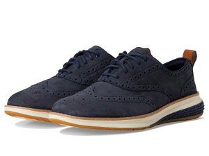 �R�[���n�[�� �����Y �V���[�Y �I�b�N�X�t�H�[�h Cole Haan Original Grand Energy Weave Wing Tip Oxford Navy Blazer Nub �l�C�r�[