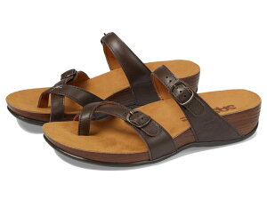 �T�X ���f�B�[�X �V���[�Y �T���_�� SAShelly Adjustable Toe Loop Slide Sandal Coffee �R�[�q�[