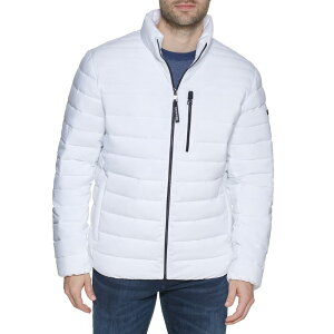 �J���o���N���C�� �����Y �A�E�^�[ �R�[�g�[�� �_�E�� �W���P�b�g Calvin Klein mens Lightweight Wateresistant Packable Down Puffer Jacket (Standard and Big & Tall) White �z���C�g