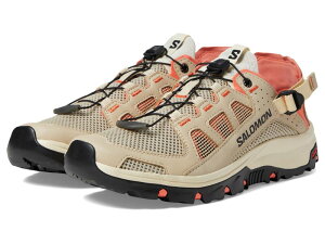 �T������ ���f�B�[�X �V���[�Y �X�j�[�J�[ Salomon Techamphibian 5 White Pepper �z���C�g