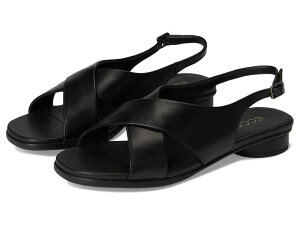 �G�R�[ ���f�B�[�X �V���[�Y �T���_�� ECCO Sculpted Alba 25 Slingback Sandal Black �u���b�N