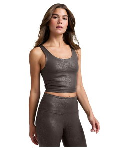 �r�����h���K ���f�B�[�X �g�b�v�X �V���c �N���b�v�h Beyond Yoga Powershine Sport+street Cropped Tank Viper Espresso