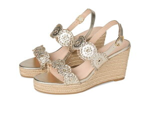 �W���b�N���W���[�X ���f�B�[�X �V���[�Y �q�[�� Jack Rogers Laurin Wedge Platinum