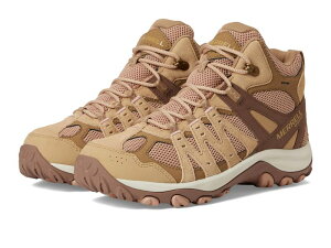 ������ ���f�B�[�X �V���[�Y �X�j�[�J�[ Merrell Accentor 3 Mid Wp Tan Rose �^��