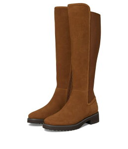 �R�[���n�[�� ���f�B�[�X �V���[�Y �u�[�c�E���C���u�[�c �g�[�� Cole Haan Lyndon Waterproof Tall Equestrian Boots Tobacco Suede W