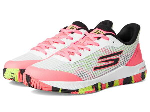 �X�P�b�`���[�Y ���f�B�[�X �V���[�Y �X�j�[�J�[ SKECHERS Go Train Arch Fit Viper Court Pro - Pickleball White/Multi �z���C�g
