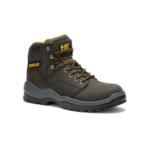 �L���^�s���[ �����Y �V���[�Y �u�[�c�E���C���u�[�c Caterpillar Striver ST Brown �u���E��