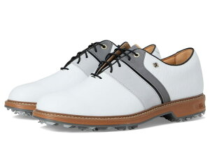 �t�b�g�W���C �����Y �V���[�Y �X�j�[�J�[ FootJoy Premiere Series Bison Golf Shoes White/Grey/Blac �z���C�g