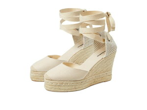 �\���h�X ���f�B�[�X �V���[�Y �q�[�� �v���b�g�t�H�[�� Soludos Platform Wedgespadrille La Concha Ivory �A�C�{���[