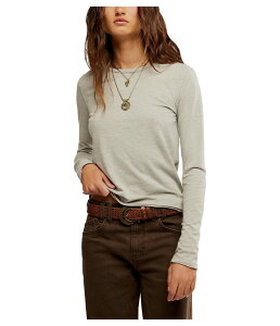 �t���[�s�[�v�� ���f�B�[�X �g�b�v�X �V���c Free People Nova Tee Long Sleeve Caiman