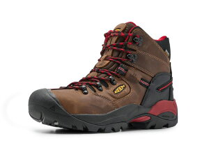 "�L�[�� �����Y �V���[�Y �u�[�c�E���C���u�[�c KEEN Utility Pittsburgh Energy 6"" Waterproof (Comp Toe) Bison/Black �u���b�N"