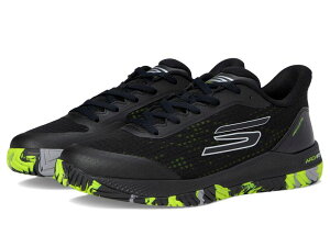 �X�P�b�`���[�Y ���f�B�[�X �V���[�Y �X�j�[�J�[ SKECHERS Go Train Arch Fit Viper Court Pro - Pickleball Black �u���b�N