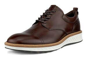 �G�R�[ �����Y �V���[�Y �I�b�N�X�t�H�[�h �L���b�v ECCO ST.1 Hybrid Cap Toe Oxford Cocoa Brown �u���E��