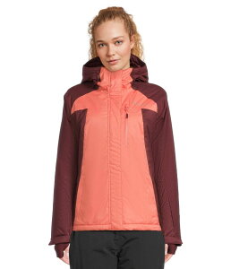 �R�����r�A ���f�B�[�X �A�E�^�[ �R�[�g �W���P�b�g Columbia Snowy Summit Insulated Jacket Alpenglow/Rich