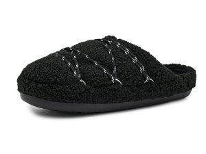 ���[���u�[�c �����Y �V���[�Y �T���_�� MOON BOOTeddy Slipper Black �u���b�N