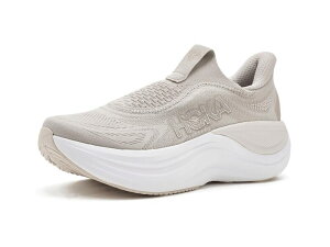 �z�J�I�l�I�l ���f�B�[�X �V���[�Y �X�j�[�J�[ ���[�X Hoka Skyward Laceless Putty/White �z���C�g
