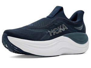�z�J�I�l�I�l �����Y �V���[�Y �X�j�[�J�[ ���[�X Hoka Skyward Laceless Varsity Navy/Wh �l�C�r�[