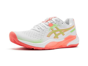 �A�V�b�N�X ���f�B�[�X �V���[�Y �X�j�[�J�[ ASICS Gel-Challenger 15 Padel White/Guava �z���C�g