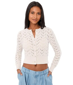 �t���[�s�[�v�� ���f�B�[�X �A�E�^�[ �j�b�g�E�Z�[�^�[ Free People Pretty In Pointelle Cardivory �A�C�{���[