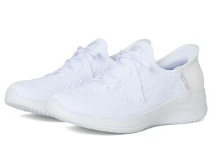 �X�P�b�`���[�Y ���f�B�[�X �V���[�Y �X�j�[�J�[ SKECHERS Martha Stewart - Ultra Flex 3.0 -Back On Track - HANDS FREE SLIP-INS White �z���C�g